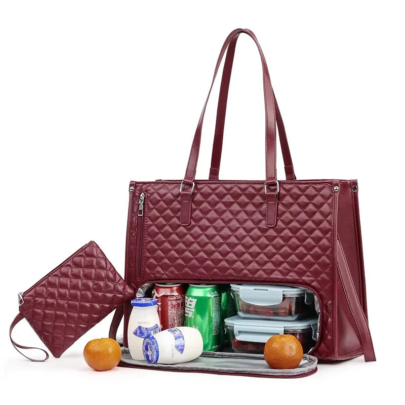 Smart Tote: Laptop + Lunch Bag in One