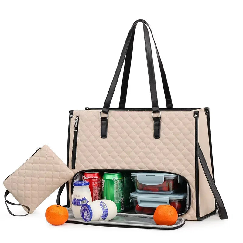 Smart Tote: Laptop + Lunch Bag in One