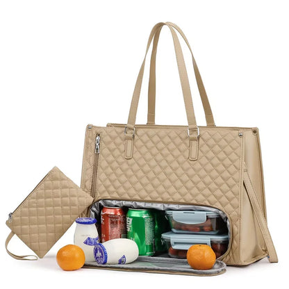 Smart Tote: Laptop + Lunch Bag in One