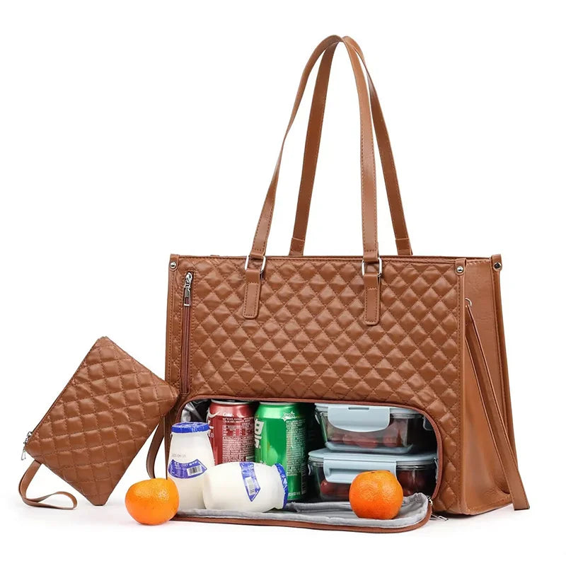 Smart Tote: Laptop + Lunch Bag in One
