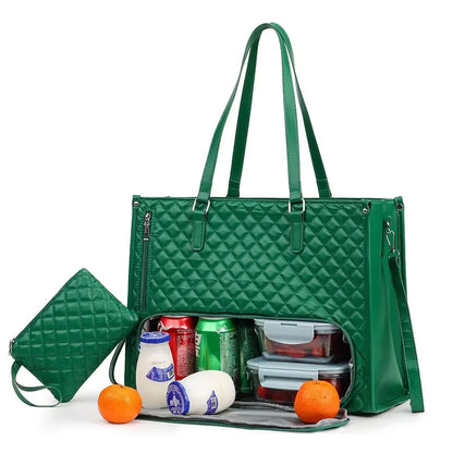Smart Tote: Laptop + Lunch Bag in One